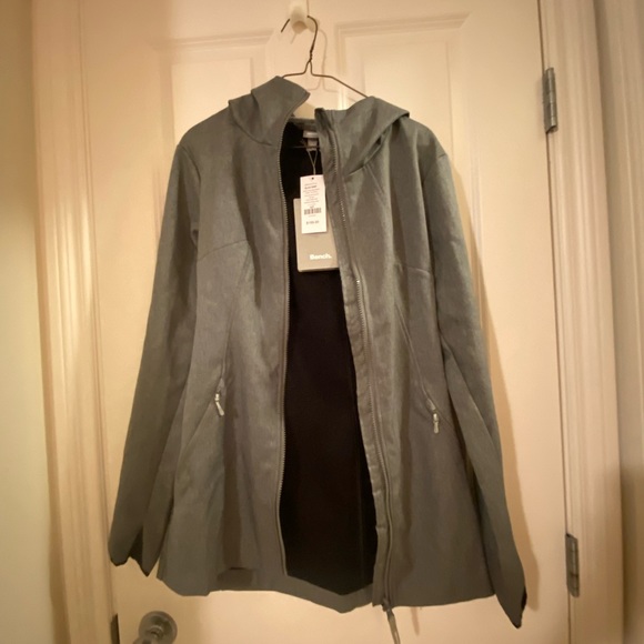 BENCH GREY DENNEY SOFTSHELL JACKET SIZE SMALL NEW WITH TAGS - Picture 2 of 9